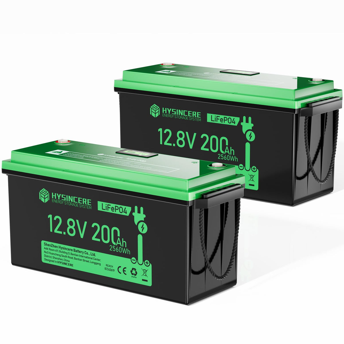 12V 100Ah LiFePO4 Lithium Battery, Mini Deep Cycle Rechargeable LiFePO4 Battery, Max.15000 Cycles Built in 100A BMS for RV, Trolling Motor, Camping, Marine, Solar, Home Energy Storage(1 Pack)