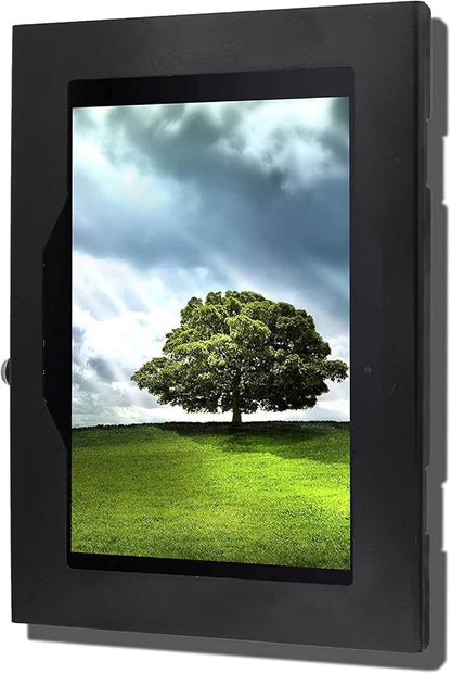 TABcare Locking Anti-Theft Metal Case for Samsung Galaxy TAB E 9.6 Tablet for Kiosk, POS, Store, Show Display, Time Clock (TAB E 9.6, Black)
