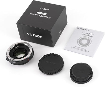 VILTROX EF-FX2 Pro Auto Focus Lens Adapter 0.71x Focal Reducer Speed Booster Adapter Compatible with Canon EF Mount Lens to Fuji X-Mount Camera X-T3 X-T2 X-T20 X-T10 X-T100 X-PRO 2 X-E3 X-A20