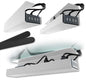 Scanfield Under Desk Cable Management Tray, No-Screw, 17-Inch, 4-Pack Black