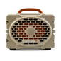 Turtlebox Original Gen 3 Outdoor Bluetooth Speaker, White/Royal Blue