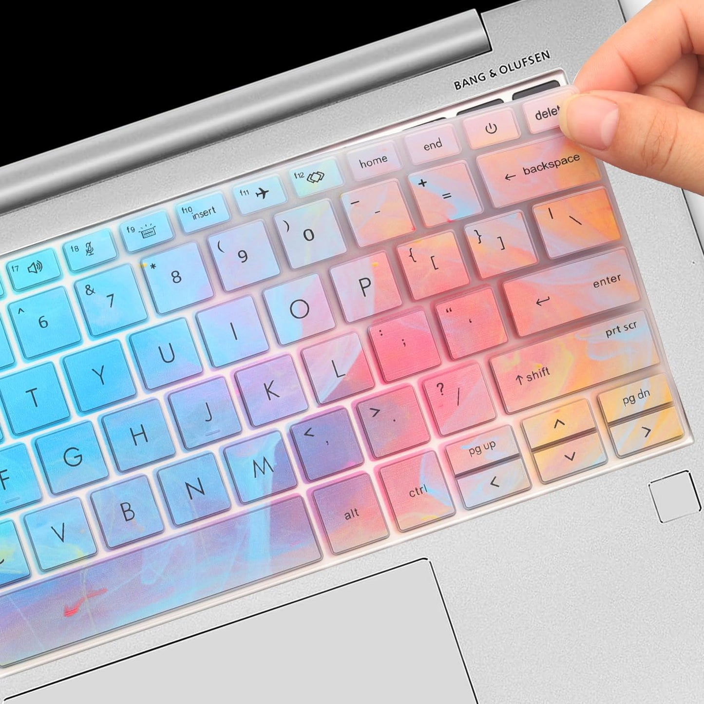 Colorful Keyboard Cover for HP EliteBook 830 835 840 845 1040 G9 G10 2025 2024 2023 2022 13.3 14 inch Laptop Accessories Keyboard Protective Skin (Not fit The 830/840/845/1040 G11 G8 G7 G6 G5 G4 G3)
