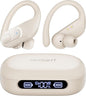 occiam Wireless Earbuds Bluetooth Headphones Ear Buds 96Hrs Playback Sport Over-Ear Waterproof Wireless Headphones Earphones with Earhooks ENC Mics Clear Call for Sport Running Workout (Ivory)