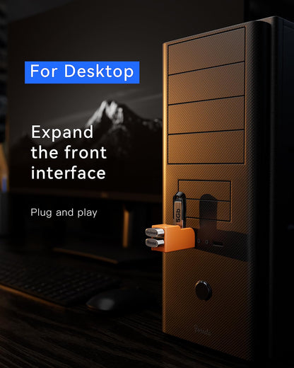 FORIDA 3 Ports USB 3.0 hub, USB Splitter to 2 USB 2.0 Out &1 USB-3.0 Port