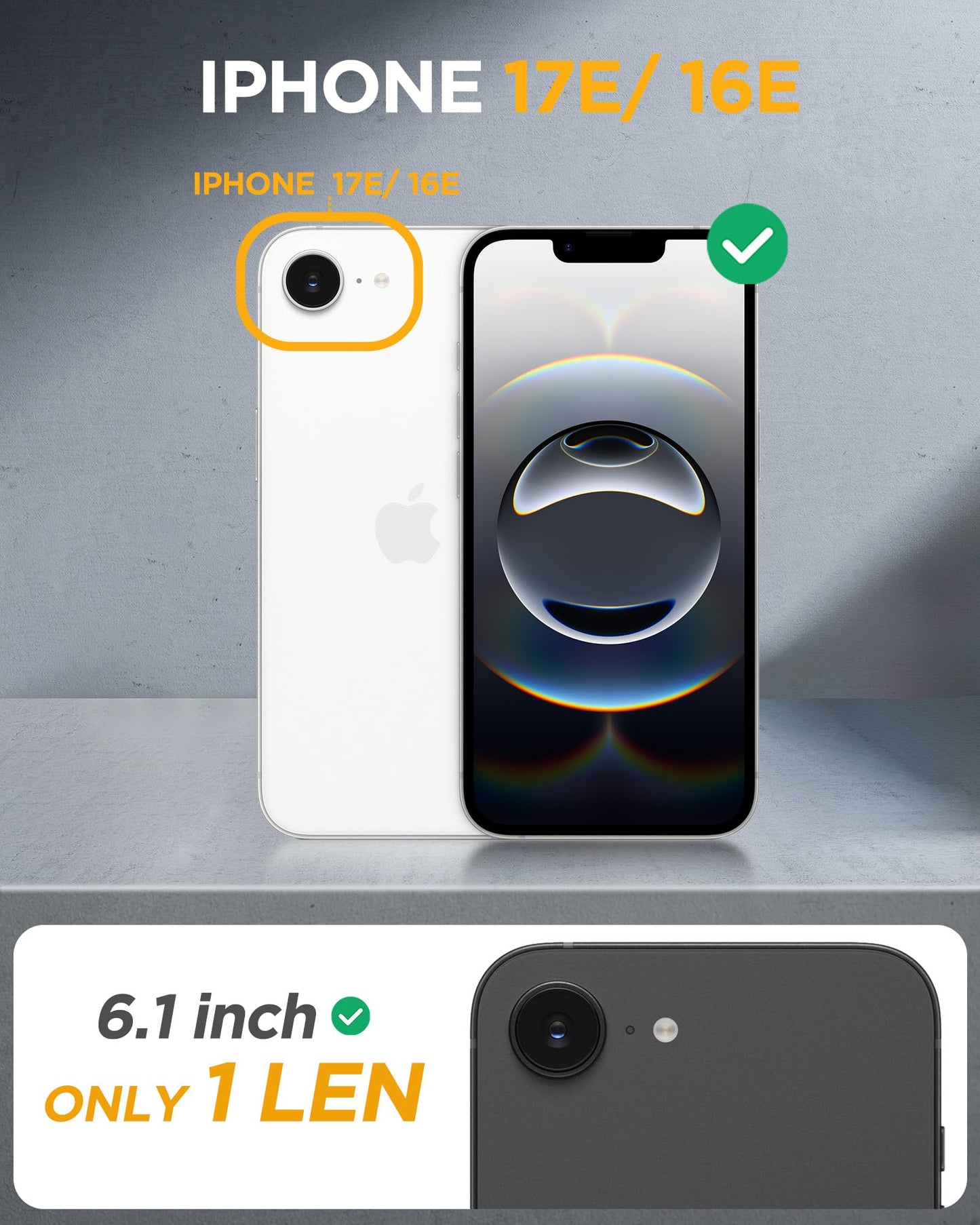 Miracase for Phone 17e Case & iPhone 16e Case, Full-Body Phone with Built-in Glass Screen Protector, [Magnetic with MagSafe] Military Drop Proof 17 E/ 16 E Cover Bumper 6.1 inch, Plum