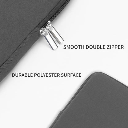 RAINYEAR 11-11.6 Inch Laptop Sleeve Protective Case Soft Lining Carrying Bag Padded Zipper Cover Compatible with 11.6" MacBook Air for 11" Notebook Computer Tablet Chromebook (Gray, Upgraded Version)