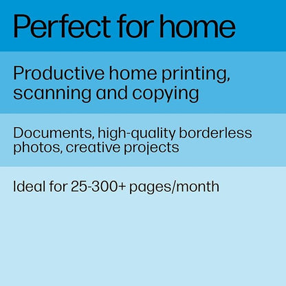 HP ENVY Inspire 7955e Wireless Color Inkjet Printer, Print, scan, copy, Easy setup, Mobile printing, Best-for home, 3 month Instant Ink trial included, White