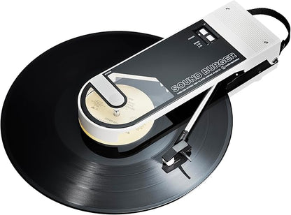 AudioTechnica AT-SB727 Sound Burger Portable Turntable with Bluetooth (White)