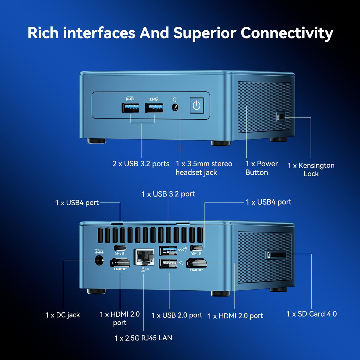 GEEKOM NEW IT12 Mini PC,Intel i3-12300HE(Beats 12450H),16GB RAM,256GB SSD