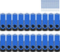 EASTBULL Flash Drive Bulk 2GB USB 20 Pack with Lanyards USB 2.0 Thumb Drive Bulk Memory Stick Swivel Pen Drive for Storage and Backup 2 GB 20 Pack, Blue