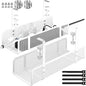 Under Desk Cable Management Tray, Wire Management Desk Cable Organizer Cable Management Box, Cord Organizer Storage for Office, Home