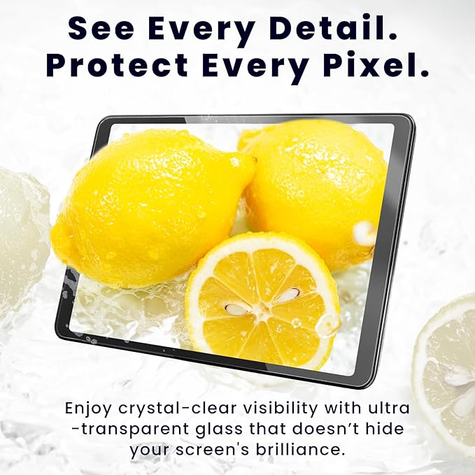 BELLEMOND Tempered Glass Screen Protector for Galaxy Tab S10+ / S9+ / S8+ / S7+ / S9 FE+ / S7 FE (12.4”) | Ultra Clear | EZ Guide Kit for Flawless Install | 10H | 1 Pack | Designed in Japan
