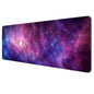 Dynippy Large Thin Mouse Pad with Stitched Edges, Black White Marble