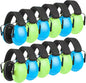 Amylove 12 Pcs Kids Ear Protection Noise Cancelling Headphones Ear Muffs Bulk 27db Adult Noise Reduction Hearing Earmuff(Universal Fit (kids & Adults),Classic Style,Blue Green Color)