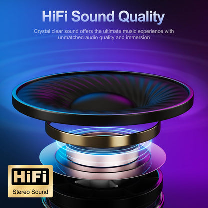 Bluedee Computer Speakers for Desktop PC, Bluetooth & USB PC Sound Bar RGB