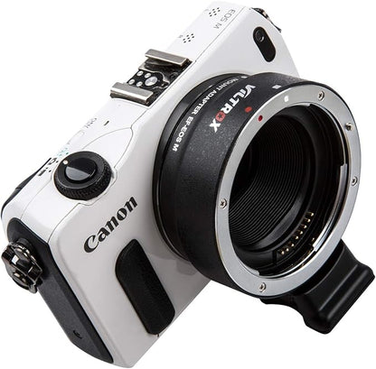 Viltrox EF-EOS M Electronic AF Auto Focus Lens Mount Adapter for Canon EF/EF-S Lens to Canon EOS-M (EF-M Mount) Mirrorless Camera M1 M2 M3 M5 M6 M10 M50 M100