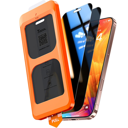 TOCOL for iPhone 16 Pro Privacy Screen Protector