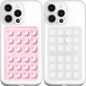 Anteel MAX Silicone Suction Phone Case Adhesive Mount, Upgraded Super Strong Grip, Durable, Easy to Use, Hands-Free Sticky Phone Holder for Selfies, Tiktok Videos, 2.56"x3.94" (LPK&TP)
