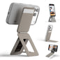 MOFT Phone Stand, Magnetic Phone Tripod Stand Stain-Resistant MOVAS Leather & Angle Adjustment & Strong Magnets Tripod for iPhone 18 Pro & 18 Pro Max & 17-12 Series (Included Metal Ring)-Sunset
