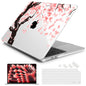 Batianda Case for MacBook Air 15" with M5 M4 M3 M2 Chip, Cherry Blossoms