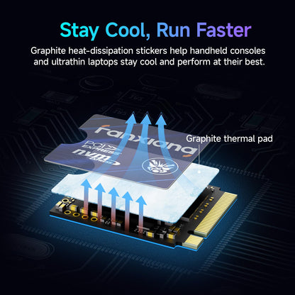 fanxiang 500GB M.2 2230 NVMe SSD, PCIe Gen 4x4 Speed up to 4850 MB/s, 2230 SSD Compatible with Steam Deck/ROG Ally/Microsoft Surface Pro/Mini PCs, S630