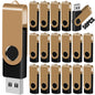 16GB 50-Pack USB Flash Drives Bulk EASTBULL USB 2.0 Thumb Drive,Gold