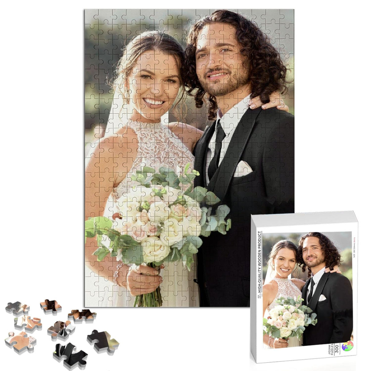 Custom Photo Puzzle,Personalized 1000 Piece Jigsaw Puzzle for Adults