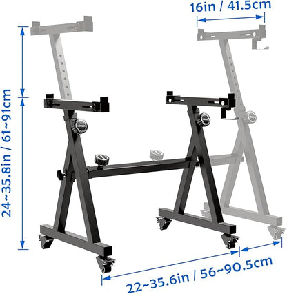 Universal Keyboard Stand, Z-style Heavy-Duty Piano Stand, Adjustable and Portable Piano Keyboard Stand for 61 and 88 Keys