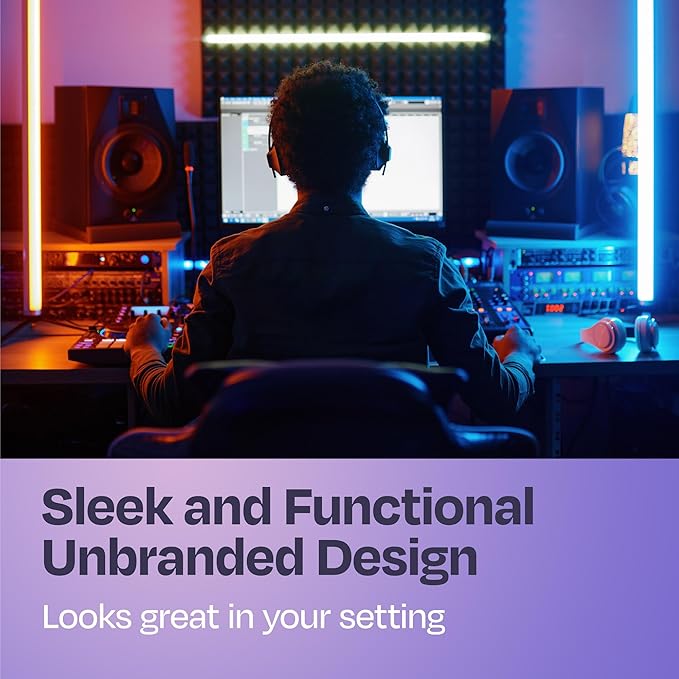 Pair of Studio Monitor Isolation Pads Premium Acoustic Foam to Elevate Audio Ideal Speaker Foam for 6.5-8 Inch Speakers Enhanced with Vibredux HD Foam for Superior Isolation