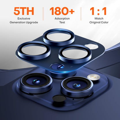 Wumigoo Camera Lens Protector for iPhone 16/15/14 Pro Max & 16/15/14 Pro
