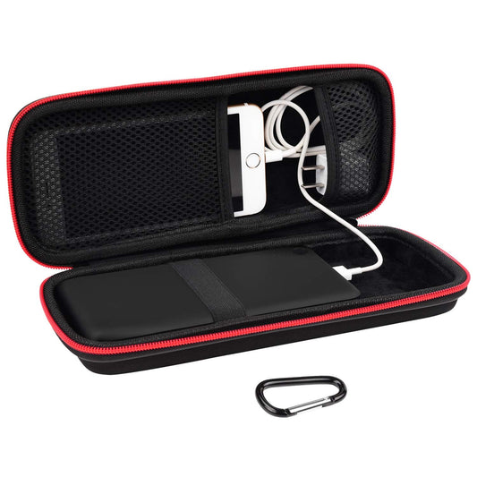 Hard Travel Case Fit for RAVPower 26800/20100/20000mAh, Anker Power Core 26800mAh/PowerCore +26800mAh, Dulla M50000 Power Bank 12000mAh, ROMOSS 30000mAh, Lab599 Tx500 Radio by SKYNEW (Large Black)