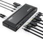 WAVLINK DisplayLink Laptop Docking Station Dual 4K@60Hz(2 HDMI+2DP), 100W PD Charging Compatible with Thunderbolt 4/3, USB-C/A - M1 M2 M3 M4 Mac, Windows, Chrome, 6 USB Ports, LAN - Driver Required