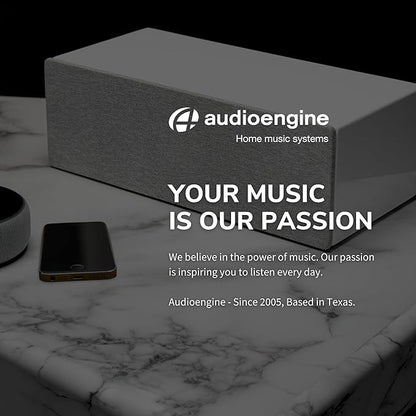 Audioengine All in One A2+ (B2) Portable Wireless Speaker - Audio with Lossless aptX Bluetooth and Analog Audio Input for Phone, Tablet, and Computers