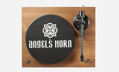ANGELS HORN Turntable, Vinyl Record Player, Built-in Phono Preamp, Belt Drive 2-Speed, Adjustable Counterweight, AT-3600L (Upgraded Bluetooth Version)