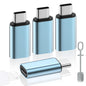 MoKo Lightning to USB-C Adapter for iPhone 17 16 15, Charge Only, 4 PCS