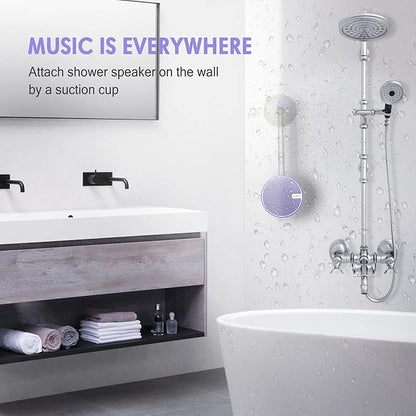 INSMY C12 IP67 Waterproof Shower Bluetooth Speakers Portable Small Speaker