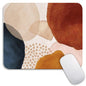 Armanza Square Mouse Pad Apricot Flower, Personalized Premium-Textured Custom Mouse Mat Design, Washable Mousepad Cloth, Non-Slip Rubber Base Computer Mouse Pads for Wireless Mouse
