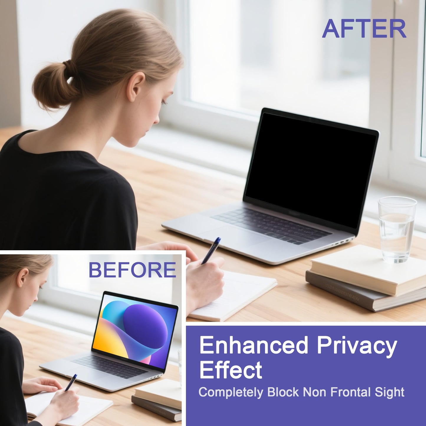 Halloive 360° Privacy Screen Protector for MacBook Pro 16 Inch (2021-2026)