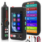 Henkion Multifunction RJ45 Network Caber Tester, 4" IPS Touch Screen UTP Cable Tester,Rechargeable Ethernet Cable Tracer,Support Network Tools,POE++ Detect,Cable Length,RJ45 TDR Test,FTP(LT-600)