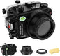Seafrogs Underwater Housing for Sony a6700 with FL28 Flat Port, [40M/130FT] Waterproof Scuba Housing Case for Sony ILCE-6700 with FE E10-18mm F/4 OSS, FE 28-60 mm F4-5,6