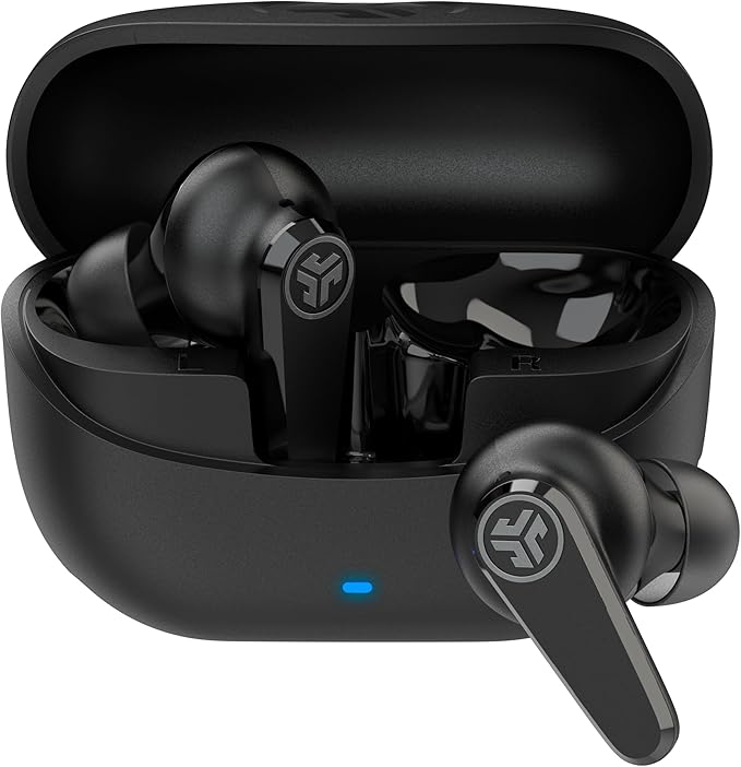 JLab Go Pods ANC, True Wireless Earbuds, Active Noise Cancelling, Bluetooth, Black