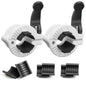 MAXRICH Barbell Clamp 1 inch Multiple Sizes & Adjustable Weight Clips for Barbell Quick Release Barbell Clips|Barbell Collar Bar Locks for Weight Lifting, Gray
