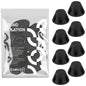 Speaker Isolation Feet – 4-Pack 1.5" Bigfoot Rubber Pads – Non-Adhesive Anti-Vibration Feet for Turntables, Subwoofers, Amplifiers – 50 Duro Non-Skid Bumpers for Audio Equipment