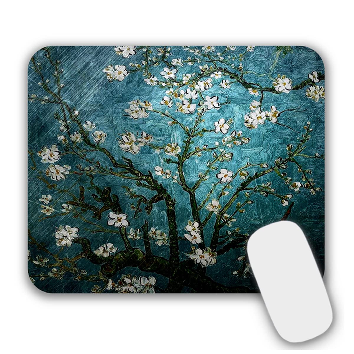 Small Mouse Pad Mouse Mat for Desk Laptop Computer(Leaf)