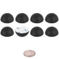 Hudson Hi-Fi Speaker Isolation Feet (4-Pack, 1") – Adhesive Silicone Anti-Vibration Pads for Speakers, Turntables, Subwoofers & Amplifiers, Supports 5-13 lbs Per Pad