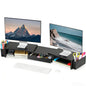 Spacrea Wood Dual Monitor Stand Riser with Drawer and 2 Pen Holders
