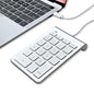 USB C Wired Number Pad for Mac - 10 Key USB Keypad, Type C Numeric pad, Number Keypad for Keyboard and Number Pad for Laptop, MacBook Pro/Air, iMac, and PC - 5ft Cable Numpad - Silver Keypads