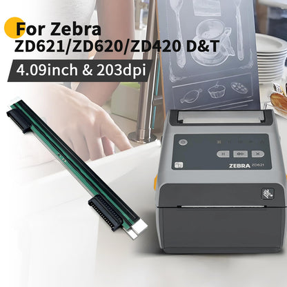 P1080383-415 New Printhead for Zebra ZD420 ZD620 ZD621 D/T-Series Thermal Desktop Printer PRINTHEAD Assy 203dpi P1080383-226