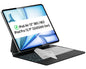 Otuoor Magic Keyboard for iPad 10th, Effortless Command, The Comfort Angle, iPad 11th (A16 2025) Case with Keyboard, Uninterrupted View, Snap Tight, 7 Color Backlight, Multi-Touch Trackpad, White
