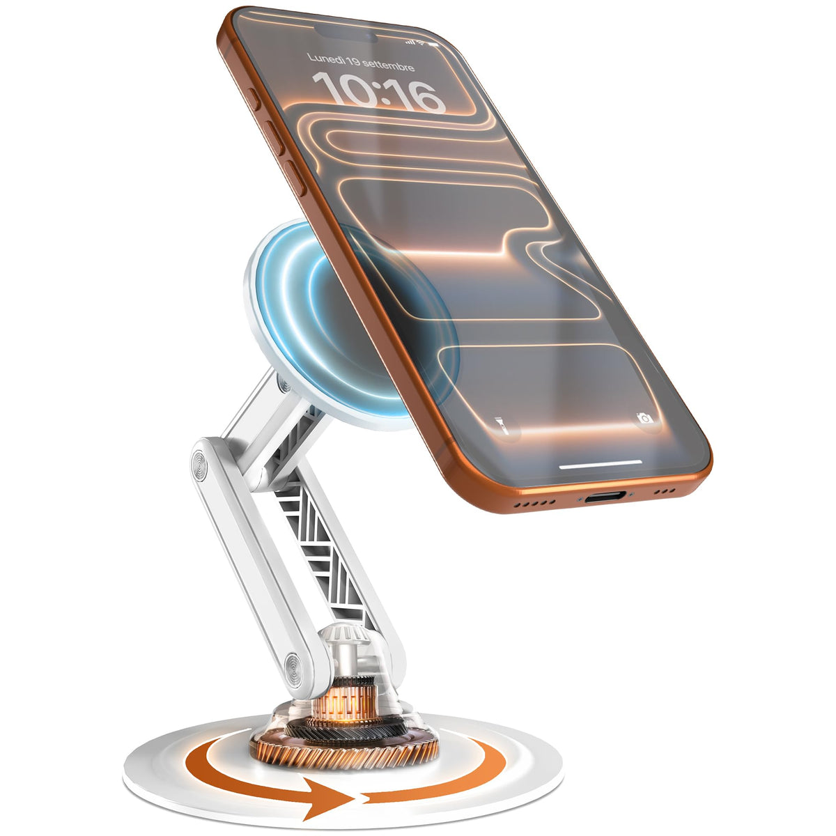 Cooper Mag360 Magnetic Phone Stand for Desk, MagSafe Stand for iPhone 17